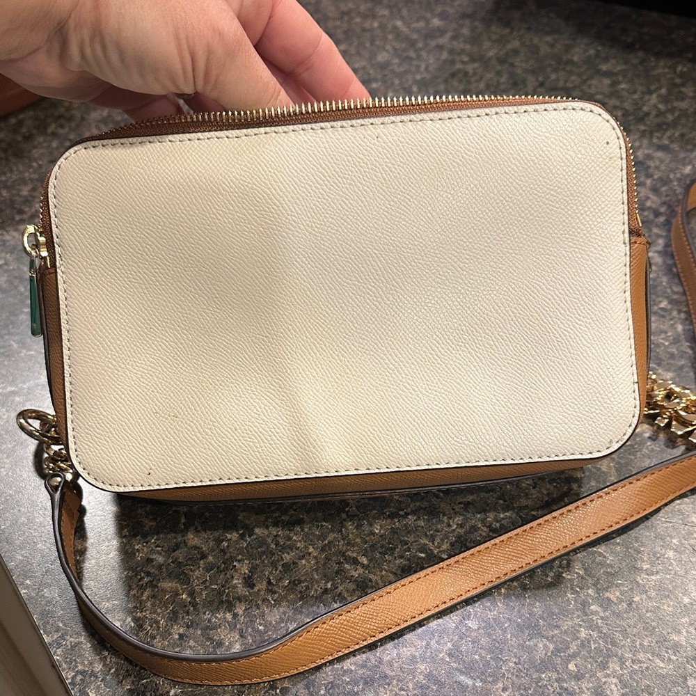 Michael Kors Brown and Cream Crossbody Bag - Picture 4 of 4
